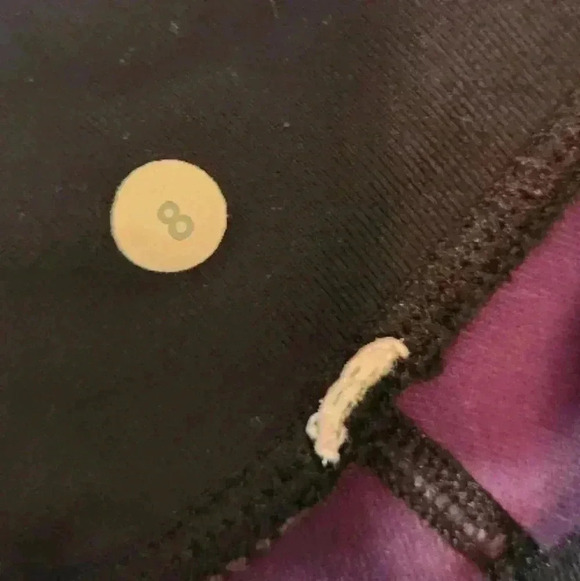 lululemon athletica Black and Purple wide leg Pants - Picture 4 of 6